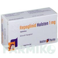 РЕПАГЛІНІД (REPAGLINID) 1 мг таблетки 120 шт - Репаглінід HOLSTEN PHARMA
