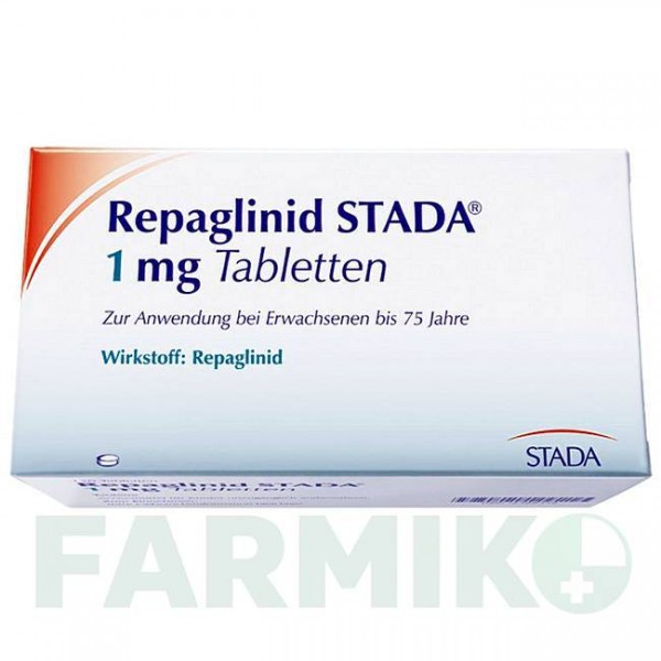 РЕПАГЛИНИД (REPAGLINID) 1 мг таблетки 30 шт - Репаглинид STADAPHARM