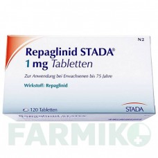 РЕПАГЛИНИД (REPAGLINID) 1 мг таблетки 120 шт - Репаглинид STADAPHARM