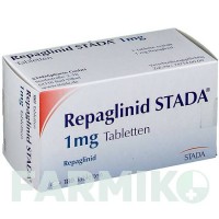 РЕПАГЛІНІД (REPAGLINID) 1 мг таблетки 180 шт - Репаглінід STADAPHARM
