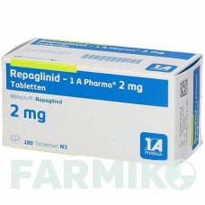 РЕПАГЛИНИД (REPAGLINID) 2 мг таблетки 180 шт - Репаглинид 1 A PHARMA