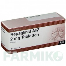 РЕПАГЛИНИД (REPAGLINID) 2 мг таблетки 120 шт - Репаглинид ABZ PHARMA
