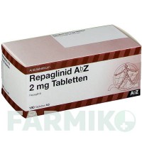 РЕПАГЛІНІД (REPAGLINID) 2 мг таблетки 180 шт - Репаглінід ABZ PHARMA