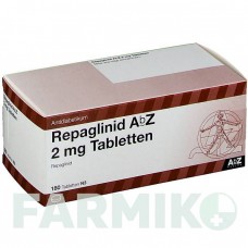 РЕПАГЛИНИД (REPAGLINID) 2 мг таблетки 180 шт - Репаглинид ABZ PHARMA