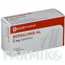 РЕПАГЛИНИД (REPAGLINID) 2 мг таблетки 120 шт - Репаглинид ALIUD PHARMA