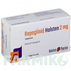 РЕПАГЛИНИД (REPAGLINID) 2 мг таблетки 120 шт - Репаглинид HOLSTEN PHARMA