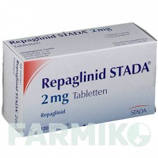 РЕПАГЛИНИД (REPAGLINID) 2 мг таблетки 120 шт - Репаглинид STADAPHARM