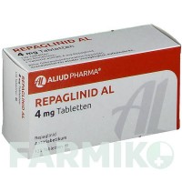 РЕПАГЛІНІД (REPAGLINID) 4 мг таблетки 120 шт - Репаглінід ALIUD PHARMA