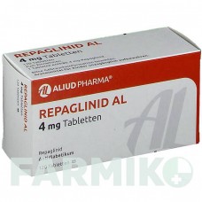 РЕПАГЛИНИД (REPAGLINID) 4 мг таблетки 120 шт - Репаглинид ALIUD PHARMA