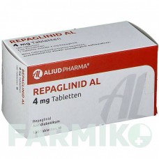 РЕПАГЛИНИД (REPAGLINID) 4 мг таблетки 180 шт - Репаглинид ALIUD PHARMA