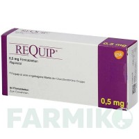 РЕКВИП (REQUIP) 0,5 мг таблетки 84 шт - Ропинирол KOHLPHARMA