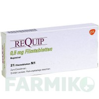 РЕКВІП (REQUIP) 5,0 мг таблетки 84 шт - Ропінірол GLAXOSMITHKLINE