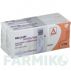 РЕКВИП МОДУТАБ (REQUIP MODUTAB) 2 мг таблетки 84 шт - Ропинирол AXICORP PHARMA