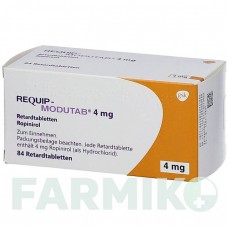 РЕКВИП МОДУТАБ (REQUIP MODUTAB) 4 мг таблетки 84 шт - Ропинирол ABACUS MEDICINE