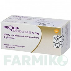 РЕКВИП МОДУТАБ (REQUIP MODUTAB) 4 мг таблетки 84 шт - Ропинирол FD PHARMA