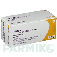 РЕКВИП МОДУТАБ (REQUIP MODUTAB) 4 мг таблетки 84 шт - Ропинирол GLAXOSMITHKLINE