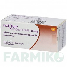 РЕКВИП МОДУТАБ (REQUIP MODUTAB) 8 мг таблетки 84 шт - Ропинирол ACA MULLER-ADAG PHARMA