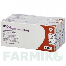РЕКВИП МОДУТАБ (REQUIP MODUTAB) 8 мг таблетки 84 шт - Ропинирол FD PHARMA