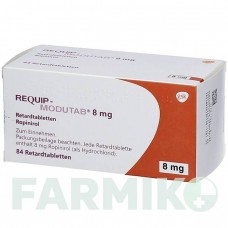 РЕКВИП МОДУТАБ (REQUIP MODUTAB) 8 мг таблетки 84 шт - Ропинирол ORIGINALIS