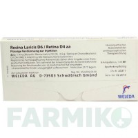 РЕСИНА ЛАРИЦИС (RESINA LARICIS) D 6 ампулы 8x1 мл - Гомеопатия WELEDA
