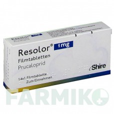 РЕЗОЛОР (RESOLOR) 1 мг таблетки 14 шт - Прукалоприд TAKEDA