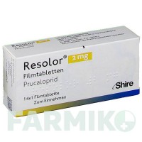 РЕЗОЛОР (RESOLOR) 2 мг таблетки 14 шт - Прукалоприд TAKEDA