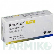 РЕЗОЛОР (RESOLOR) 2 мг таблетки 14 шт - Прукалоприд TAKEDA