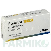 РЕЗОЛОР (RESOLOR) 2 мг таблетки 28 шт - Прукалоприд TAKEDA