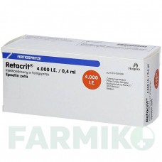 РЕТАКРИТ (RETACRIT) 4000 МО/0,4 мл шприци 6 шт - Еритропоетин ABACUS MEDICINE