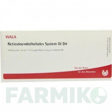 РЕТИКУЛОЭНДОТЕЛИАЛИС (RETICULOENDOTHELIALES) D 4 ампулы 10x1 мл - Гомеопатия WALA HEILMITTEL