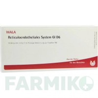 РЕТИКУЛОЭНДОТЕЛИАЛИС (RETICULOENDOTHELIALES) D 6 ампулы 10x1 мл - Гомеопатия WALA HEILMITTEL