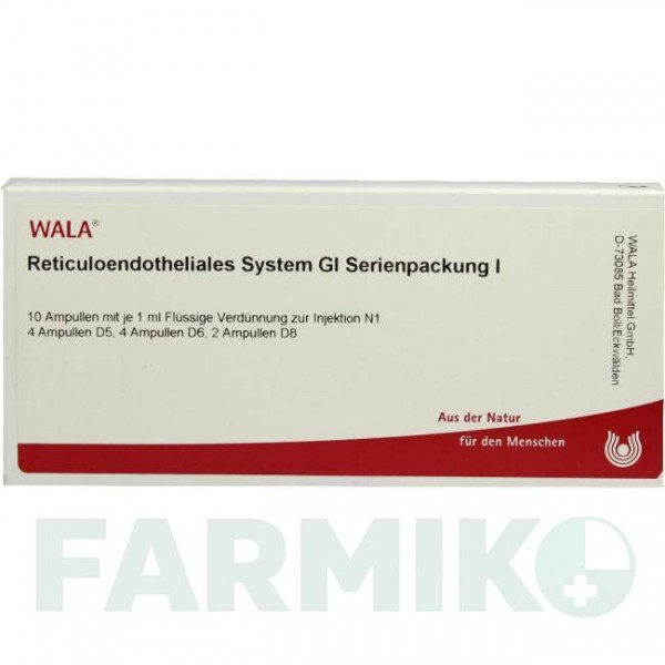 РЕТИКУЛОЭНДОТЕЛИАЛИС (RETICULOENDOTHELIALES) ампулы 10x1 мл - Гомеопатия WALA HEILMITTEL
