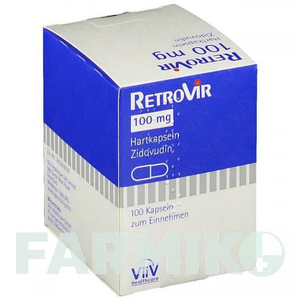 РЕТРОВИР (RETROVIR) 100 мг капсулы 100 шт - Зидовудин VIIV HEALTHCARE