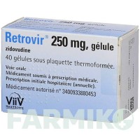 РЕТРОВИР (RETROVIR) 250 мг капсулы 40 шт - Зидовудин KOHLPHARMA