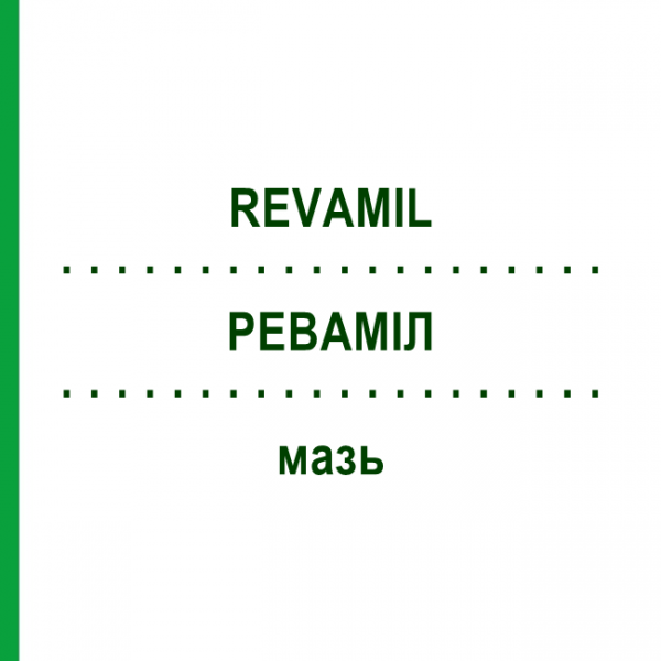 РЕВАМІЛ (REVAMIL) мазь 15 г - Активні речовини ROGG VERBANDSTOFFE