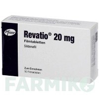 РЕВАЦИО (REVATIO) 20 мг таблетки 90 шт - Силденафил ABACUS MEDICINE