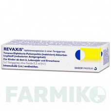 РЕВАКСИС (REVAXIS) шприци 1x1 шт - Дифтерия - полиомиелит - столбняк SANOFI