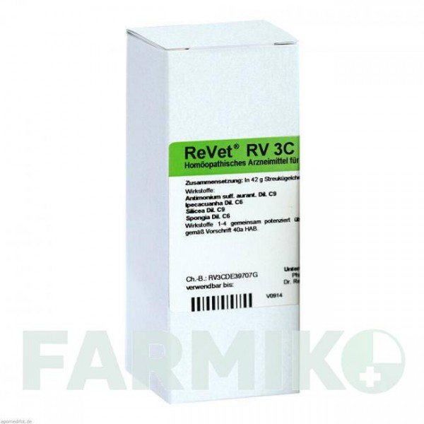 РЕВЕТ (REVET) глобули 42 г - Гомеопатия DR.RECKEWEG