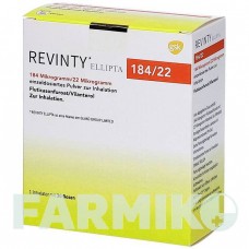 РЕВИНТИ (REVINTY) 184 мкг/22 мкг 30 доз порошок 1 шт - Вилантерол, Флутиказон EMRA-MED