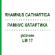 РАМНУС КАТАРТИКА (RHAMNUS CATHARTICA) LM 17 розчин 10 мл - Гомеопатія ARCANA DR.SEWERIN