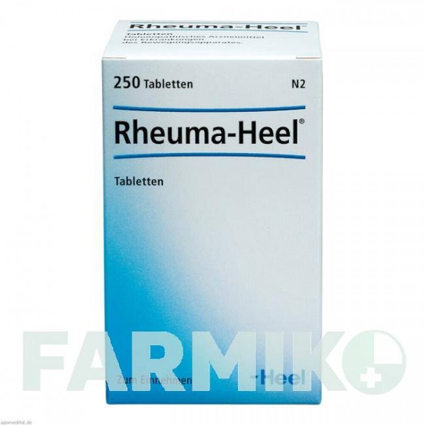 РЕУМА ХЕЛЬ (RHEUMA HEEL) таблетки 250 шт - Гомеопатія BIOLOGISCHE HEILMITTEL HEEL