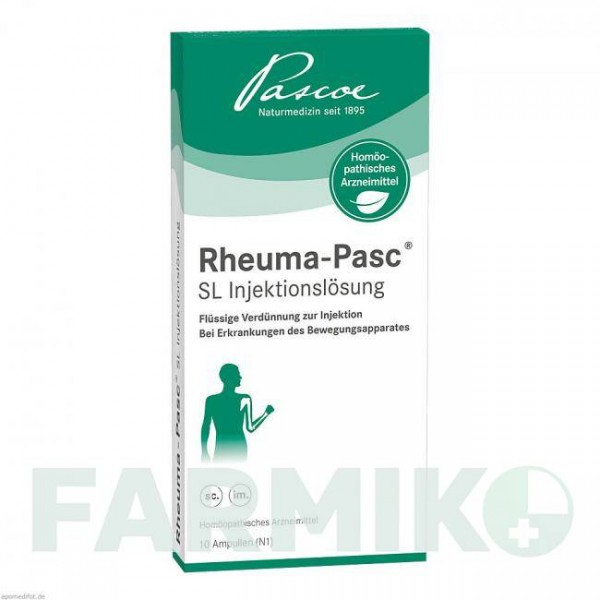 РЕВМА (RHEUMA) раствор для инъекций 10x2 мл - Гомеопатия PASCOE