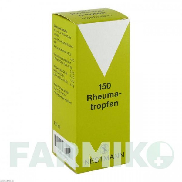 РЕВМАТРОПФЕН (RHEUMATROPFEN) краплі 100 мл - Гомеопатія NESTMANN PHARMA
