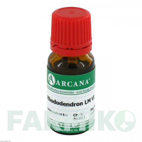 РОДОДЕНДРОН (RHODODENDRON) LM 6 розчин 10 мл - Гомеопатія ARCANA DR.SEWERIN