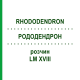 РОДОДЕНДРОН (RHODODENDRON) LM XVIII раствор 10 мл - Гомеопатия DHU