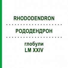 РОДОДЕНДРОН (RHODODENDRON) LM XXIV глобули 5 г - Гомеопатия DHU