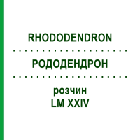 РОДОДЕНДРОН (RHODODENDRON) LM XXIV розчин 10 мл - Гомеопатія DHU