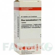 РУС ТОКСИКОДЕНДРОН (RHUS TOXICODENDRON) C 15 таблетки 80 шт - Гомеопатия DHU