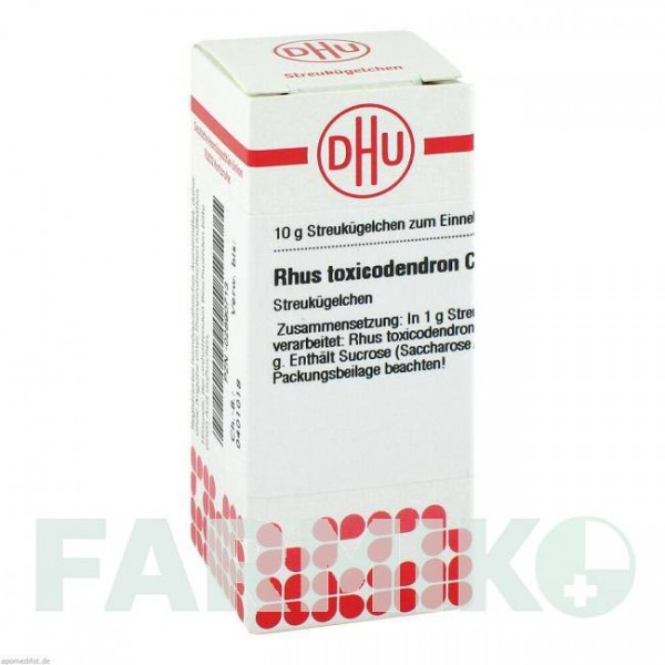 РУС ТОКСИКОДЕНДРОН (RHUS TOXICODENDRON) C 30 глобули 10 г - Гомеопатія DHU