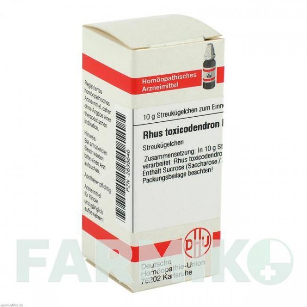 РУС ТОКСИКОДЕНДРОН (RHUS TOXICODENDRON) D 10 глобули 10 г - Гомеопатія DHU